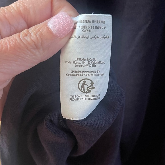 Boden navy cotton dress, US women’s 6 - Picture 3 of 8